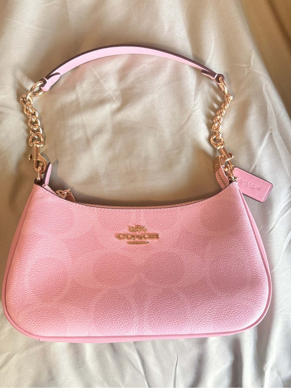 Coach Pink and Signature Canvas Cosmetic Bag Collection - Picture 7 of 13